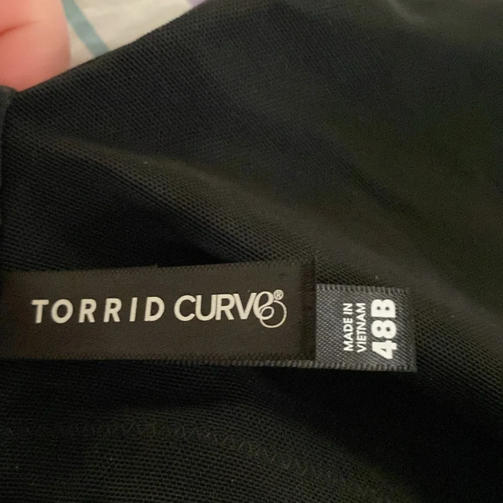 NWT Torrid Curve Push Up T-Shirt Bra Black Size 48B Molded Cups Padded